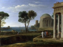 Landschaft mit Aeneas bei Delos