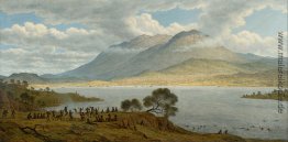 Mount Wellington und Hobart Town von Kangaroo Point