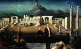 De laatse bezoekers van Pompeii