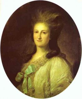 Porträt von Varvara Ermolayevna-Novosiltseva