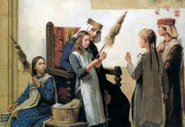 La Reine Berthe et les Fileuses