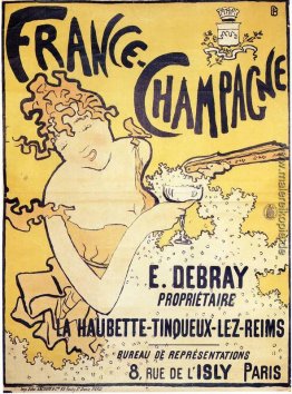Plakatwerbung Frankreich Champagne