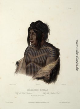Mahsette-Kuiuab, Chef der Cree-Indianer, Platte 22 von Band 1 de