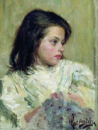 Ein Mädchen. Skizzieren Ein Mädchen. Skizzieren