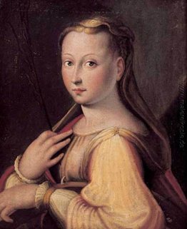 Heilige Katharina von Alexandrien (mutmaßlichen Selbstporträt)