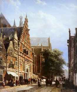 Vleeschhal und Grote Kerk in Haarlem