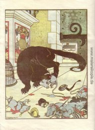 Illustration für das Buch "Wie Mäusen begraben die Katze 'von Sc Illustration für das Buch "Wie Mäusen begraben die Katze 'von Sc