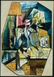 Portret van Albert Flechteim Portret van Albert Flechteim