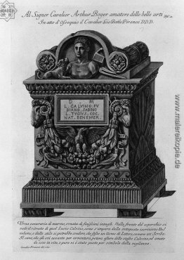 Urne aus Marmor Lucius Calvin