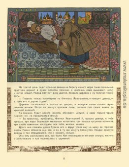 Illustration für den russischen Fairy Story "Feather Of Finist F