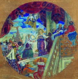 Joining Kazan nach Russland. Allegorie