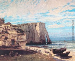 Die Klippen bei Etretat nach dem Sturm