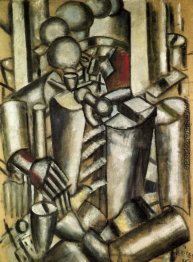 Soldat mit einem Rohr