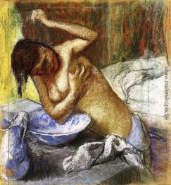 Frau Waschungen Brust Frau Waschungen Brust