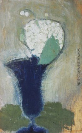 Maiglöckchen in einem blauen Vase II