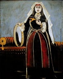 Georgischen Frau mit Tamburin Georgischen Frau mit Tamburin