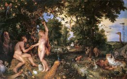 Adam und Eva im Paradies Worthy