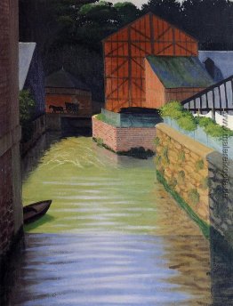 Ein Teil der Stadt Pont Audemer