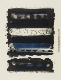 Schwarze und blaue Streifen