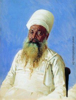 Parsi Priester (Feueranbeter). Bombay