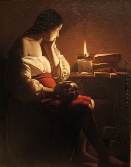 Reue Magdalene, auch genannt Magdalene in einem flackernden Lich