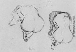 Zwei Studien von Sitting Nudes