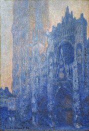 Kathedrale von Rouen, das Portal und die Tour d'Albane at Dawn Kathedrale von Rouen, das Portal und die Tour d'Albane at Dawn