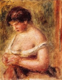 Frau mit einem Korsett Frau mit einem Korsett