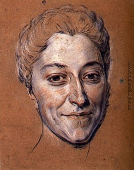 Studie für Porträt einer unbekannten Frau