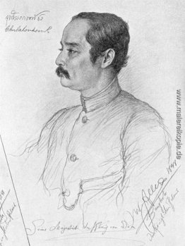 Porträt von Phra Maha Chulalongkorn (Rama V.), König von Siam