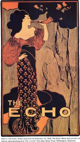 Plakat-und Cover für 15. Februar 1896, das Echo