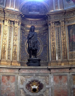 Statue von St. Johannes der Täufer in der Duomo di Siena