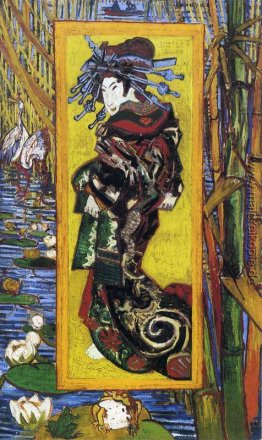 Japonaiserie Oiran (nach Kesai Eisen)