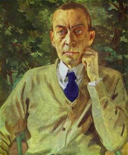 Porträt des Komponisten Sergei Rachmaninov