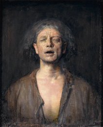 Selbstporträt mit Augen geschlossen Selbstporträt mit Augen geschlossen