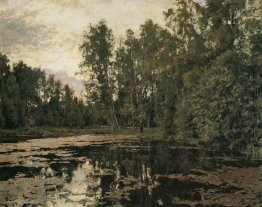 Die Overgrown Teich. Domotcanovo