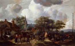 Dorffest mit dem Schiff von Saint Rijn Uijt