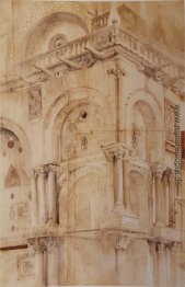 Nordwestwinkel der Fassade Markus