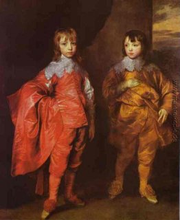 George Villiers, 2. Herzog von Buckingham und sein Bruder Lord F