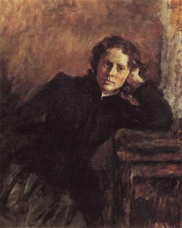Durch das Fenster. Porträt von Olga Trubnikova