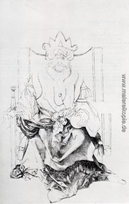 Oriental Ruler Enthroned
