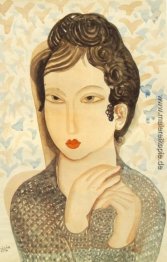 Porträt einer Frau mit schwarzen Haaren Porträt einer Frau mit schwarzen Haaren