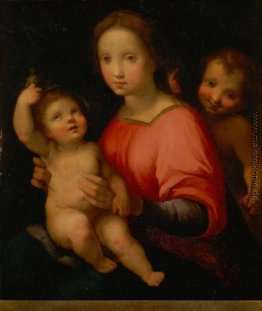 Madonna und Kind mit St. Johannes der Täufer