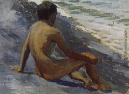 Boy am Meer