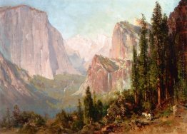 Szene des Yosemite. Bridalveil Fall