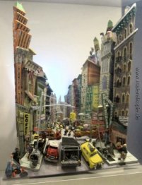 Blick entlang Broadway Gegen Grace Church