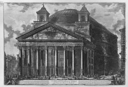 Mit Blick auf das Pantheon des Agrippa