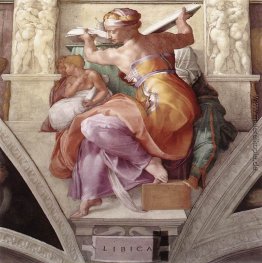 Sistine Kapellen-Decke: libysche Sibyl