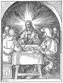 Christus und die Jünger in Emmaus