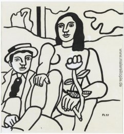 Studie für die beiden Liebenden